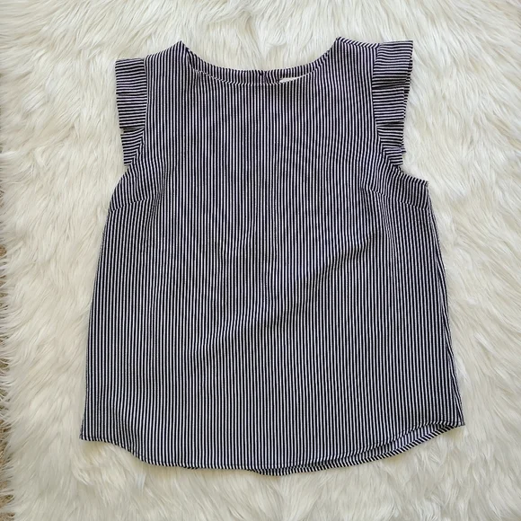 Montaeu Los Angeles Striped Blouce Blue & White - Picture 14 of 14